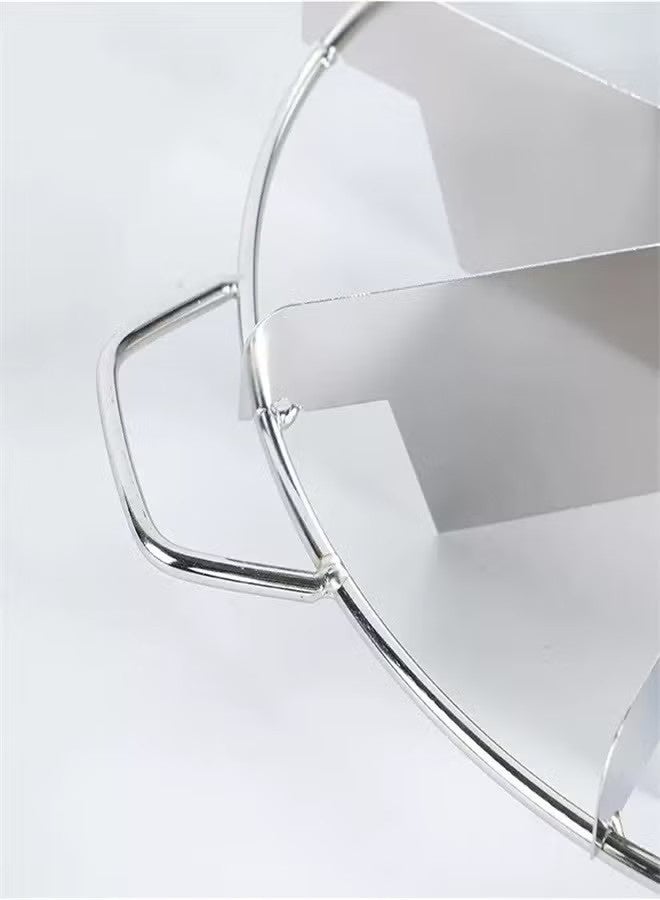 يا إلهي قطاعة كعكة مستديرة قطاعة فطيرة علامة الفولاذ المقاوم للصدأ فطيرة القاطع 8 قطع - Image 4