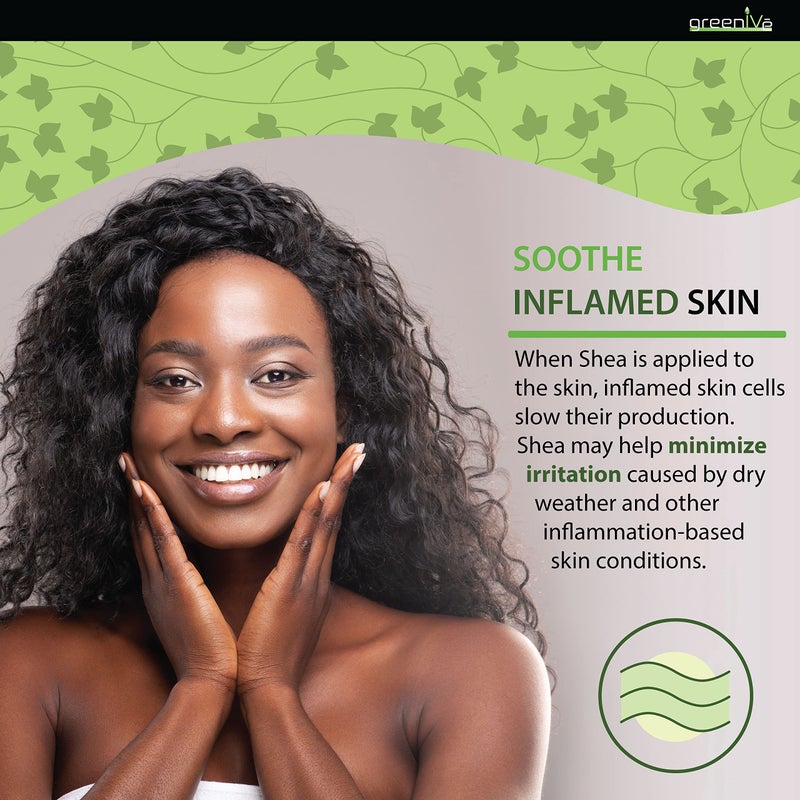 GreenIVe Shea Butter Raw 100% Pure Unrefined Ivory Shea Butter Grade A West African Karite Nut Butter for DIY Butters Lotions Creams Soaps Balms Lip Care Hair Body Moisturizer Massage Butter Jar 8oz - Image 4