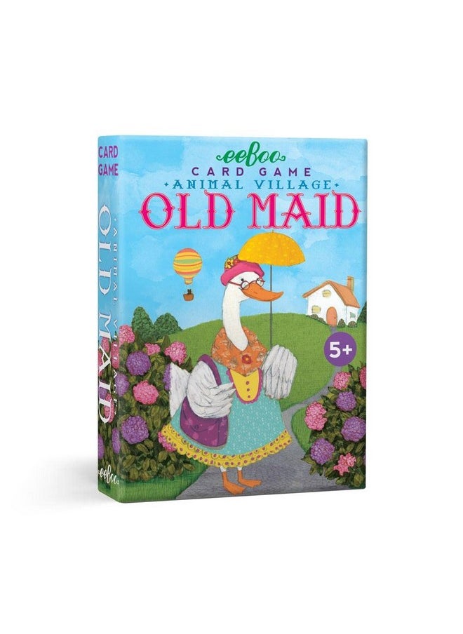 eeboo : Animal Old Maid, Playing Card Game For Kids, Cards Are Durable, Easy To Understand Instructions Included, For Ages 5 And Up  - Image 1