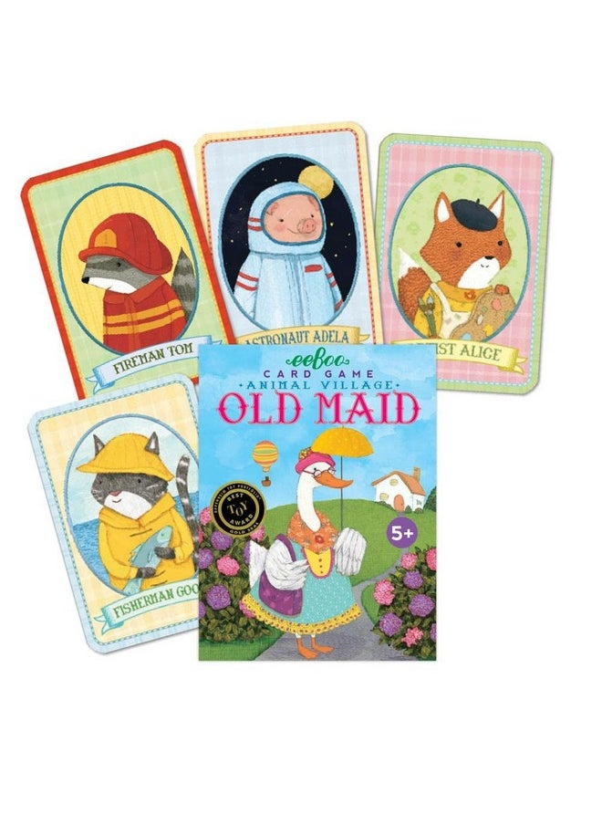 eeboo : Animal Old Maid, Playing Card Game For Kids, Cards Are Durable, Easy To Understand Instructions Included, For Ages 5 And Up  - Image 3