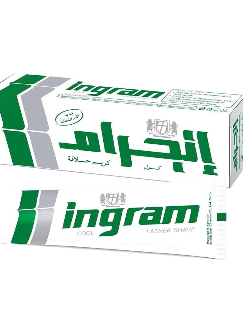 Ingram Cool Lather Shave Cool 60 Gm  - Image 2
