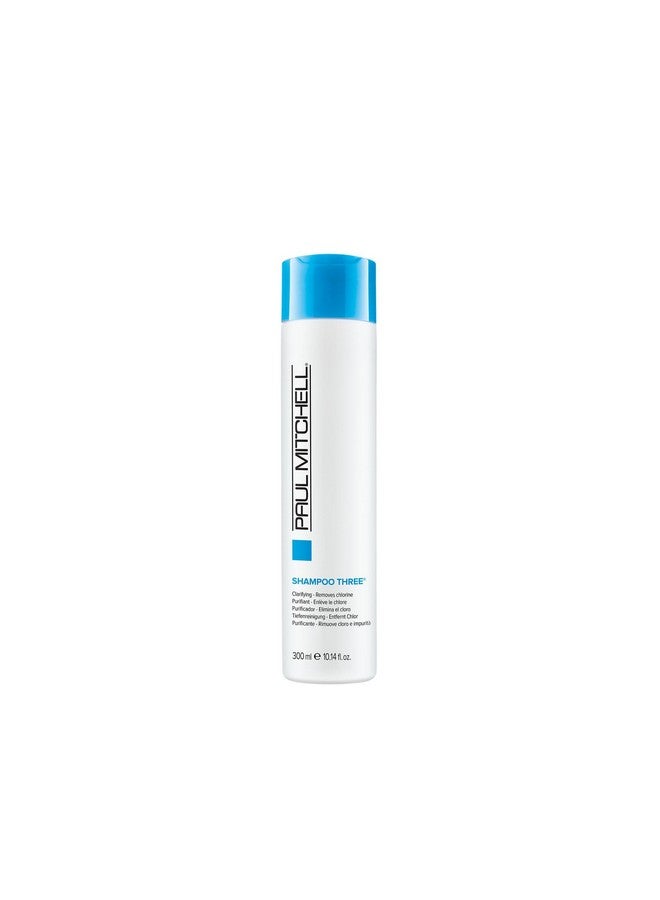 Paul Mitchell Shampoo Three, Clarifying, Removes Chlorine, For All Hair Types, 10.14 fl. oz. - Image 1