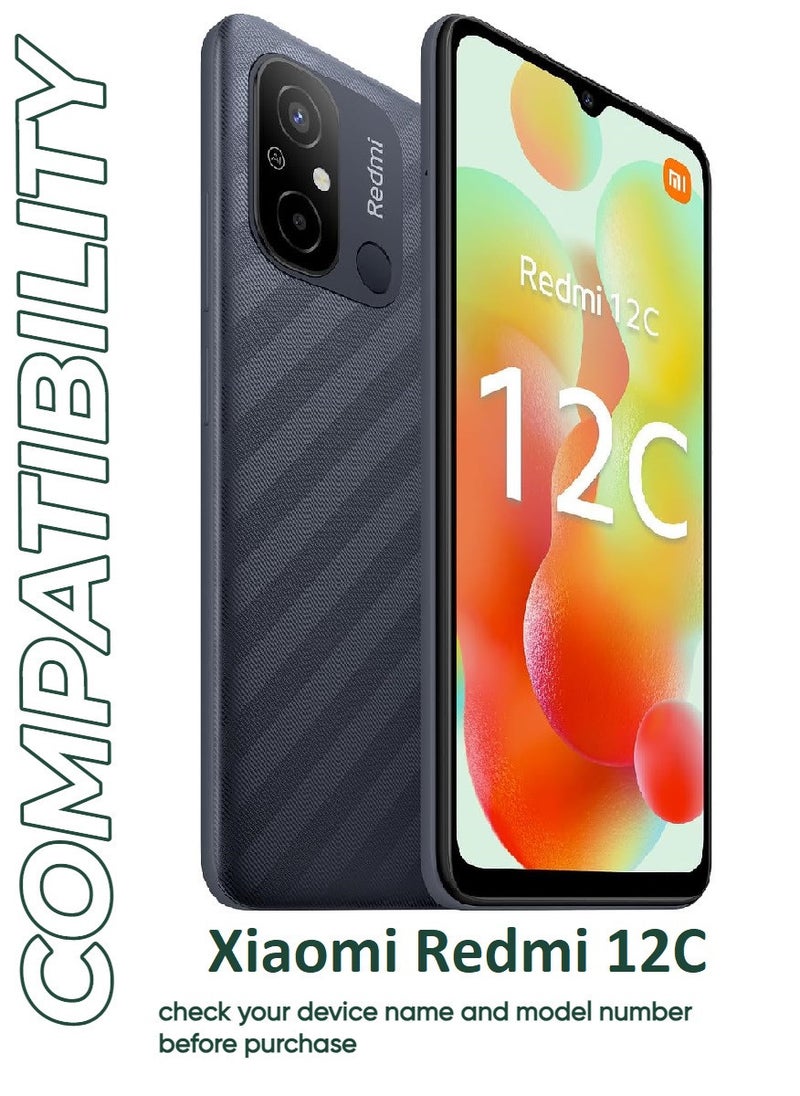 ACLIX 4 Pieces Antistatic ESD Dustproof Premium Quality High Definition Tempered Glass Screen Protector Designed For Xiaomi Redmi 12C - Image 3