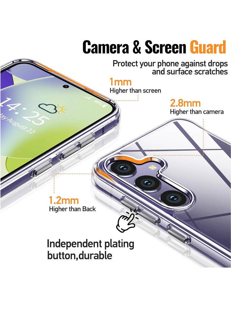 MIGOFAST Samsung A55 5G Case with Screen Protector Transparent Slim Cover for Samsung Galaxy A55 5G 2024  - Image 5
