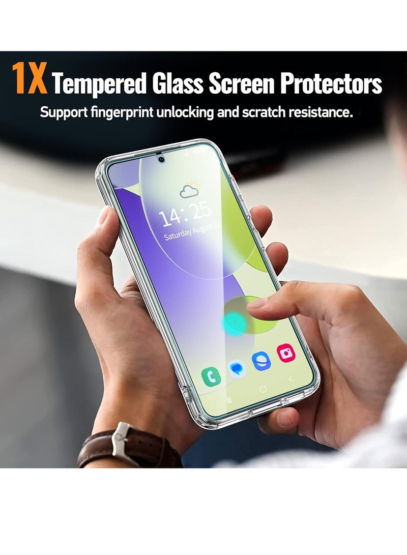 MIGOFAST Samsung A55 5G Case with Screen Protector Transparent Slim Cover for Samsung Galaxy A55 5G 2024  - Image 3