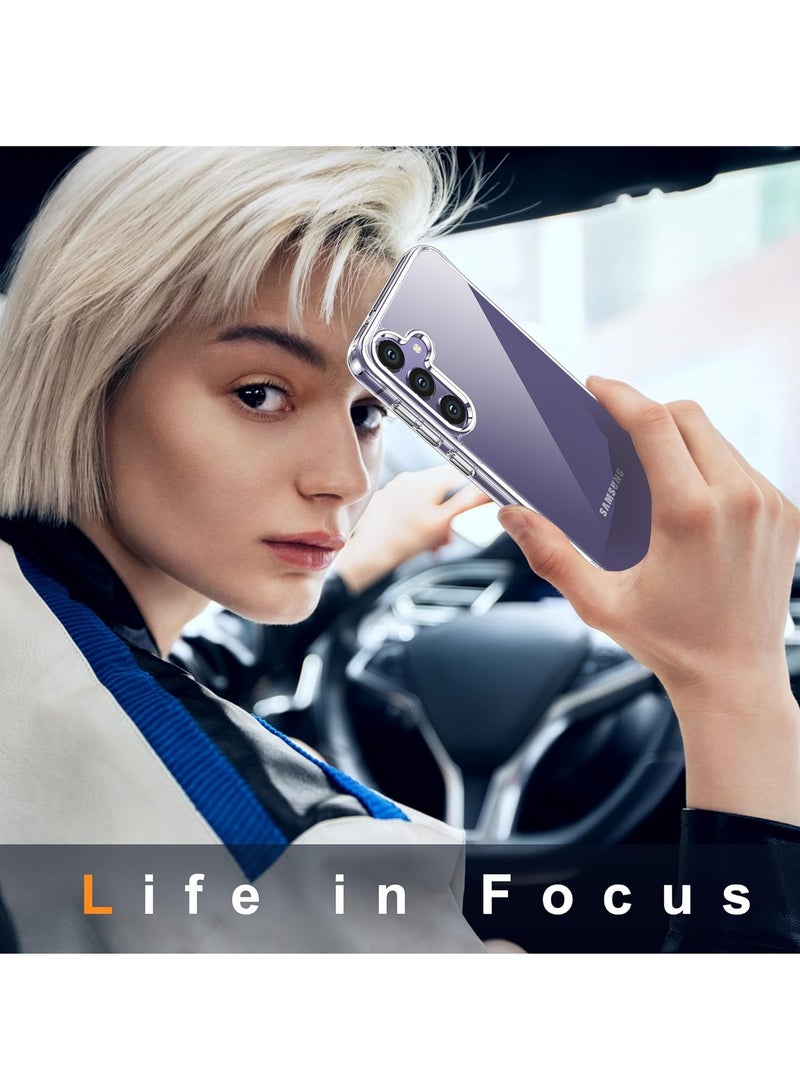MIGOFAST Samsung A55 5G Case with Screen Protector Transparent Slim Cover for Samsung Galaxy A55 5G 2024  - Image 2