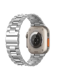Apple Watch Band 49mm 45mm 44mm 42mm Compatible with iWatch Strap Series Ultra/8/7/6/5/4/3/2/1/SE/SE2 Silver