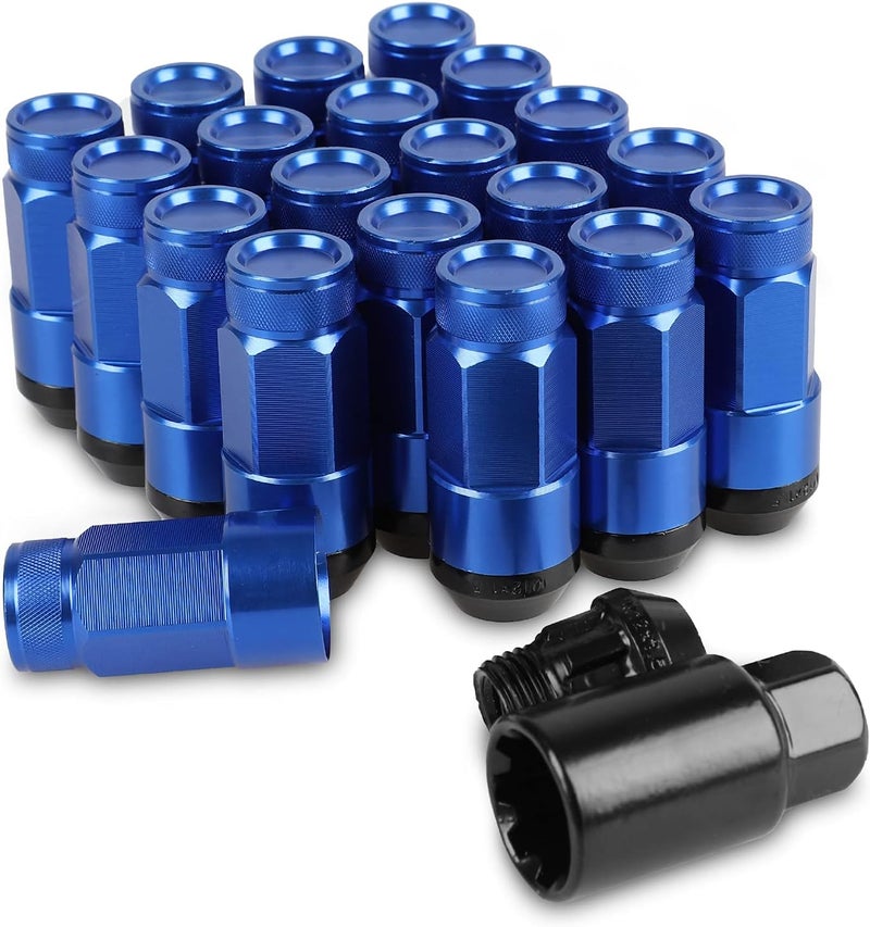 EZPROIT 20PCS Closed End Lug Nuts Set with Socket - Image 1