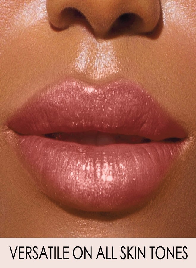 LONDONTOWN Gossamer, Peachy Beige, Plush Shine Lip Gloss Tube, Deep Hydrating High Shine Sheer Tint Non-Sticky Conditioning Balm - Image 2