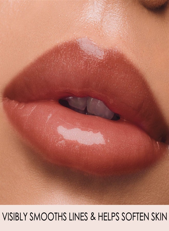 LONDONTOWN Gossamer, Peachy Beige, Plush Shine Lip Gloss Tube, Deep Hydrating High Shine Sheer Tint Non-Sticky Conditioning Balm - Image 3