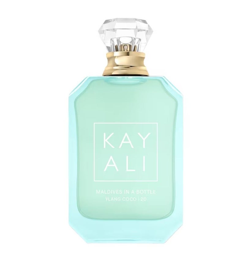 KAYALI Maldives in a Bottle Ylang Coco | 20 Eau de Parfum 100 ml Mini Travel Spray – Tropical Coconut Floral Perfume for Women, Long-Lasting Eau de Parfum - Image 1