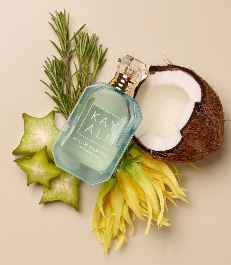 KAYALI Maldives in a Bottle Ylang Coco | 20 Eau de Parfum 100 ml Mini Travel Spray – Tropical Coconut Floral Perfume for Women, Long-Lasting Eau de Parfum - Image 3