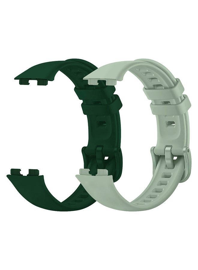 CATANES 2 Packs Of Huawei Band 8 and Band 9 Watch Band for Men Women Sport Watch Strap Lightweight Silicone Replacement Band Multicolour - Image 1