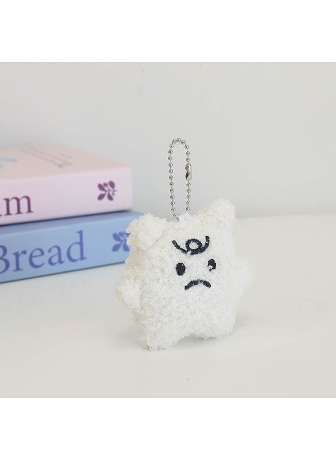 Generic - Anger Cloud Small Pendant Plush Batch Creative Bag Keychain Doll Cute Doll Hanging Small Gift-Color:gold Hook-Height:9cm - Image 1