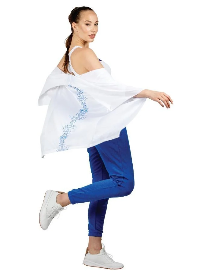 زيسي شال نسائي مطبوع بقصة واسعة