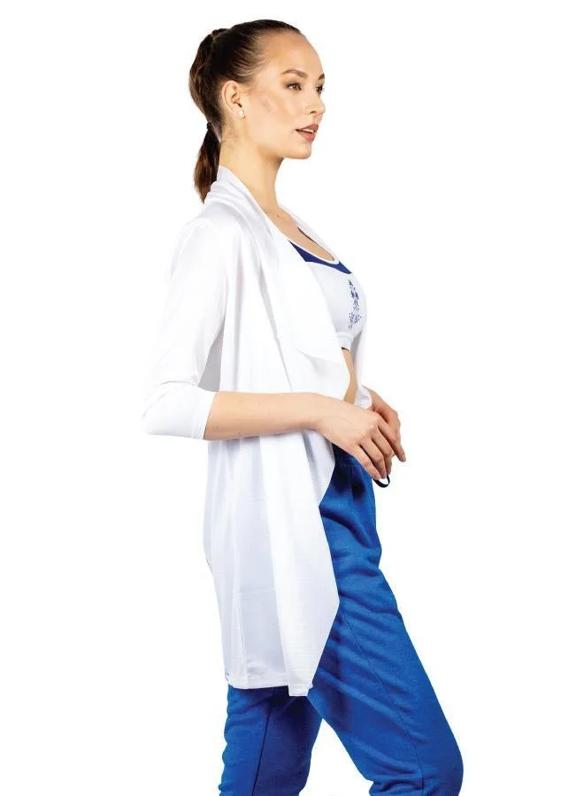 ZAECY Azure Album Uno Women's Loose-Fit Printed Shrug for Women | Best Price UAE