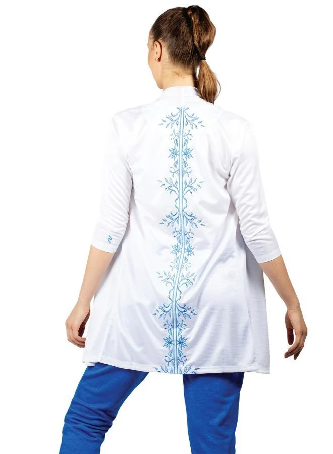 ZAECY Azure Album Uno Women's Loose-Fit Printed Shrug for Women | Best Price UAE