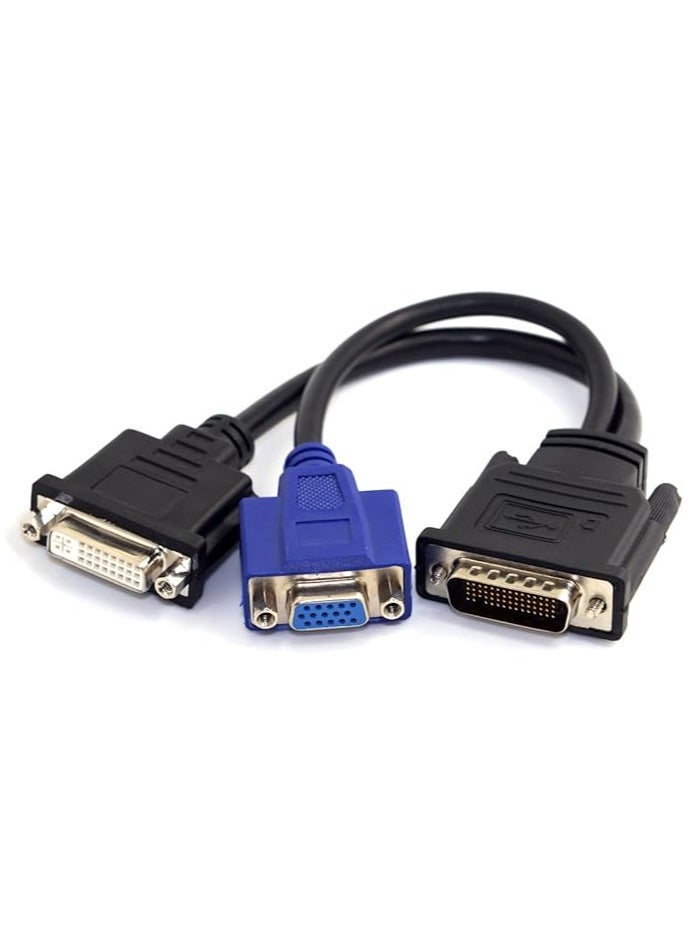 إيروريكس DMS-59 ذكر إلى DVI 24+5 أنثى وVGA RG 15pin أنثى وصلة الفاصل 15 سم  - Image 1