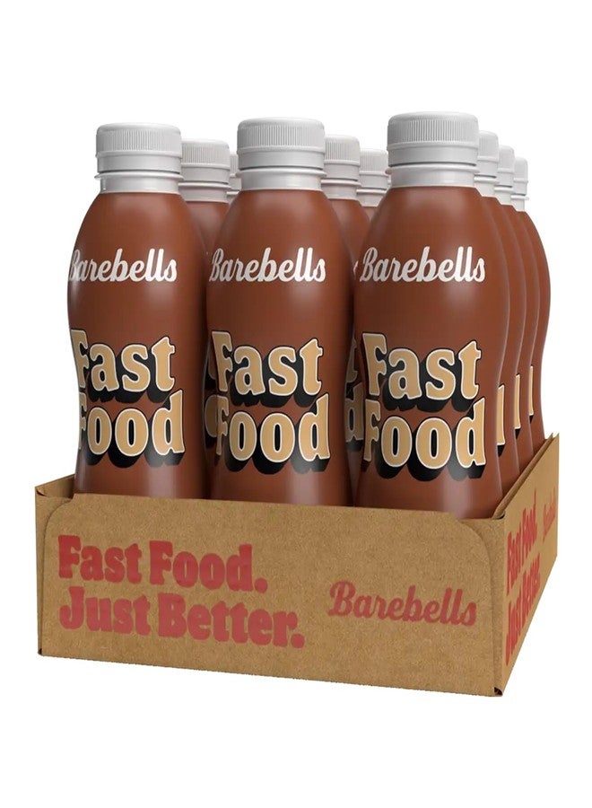 Barebells Fast Food Chocolate Milkshake 500ml – High Protein Ready-to-Drink Milkshake, Rich Chocolate Flavor, Low Sugar
