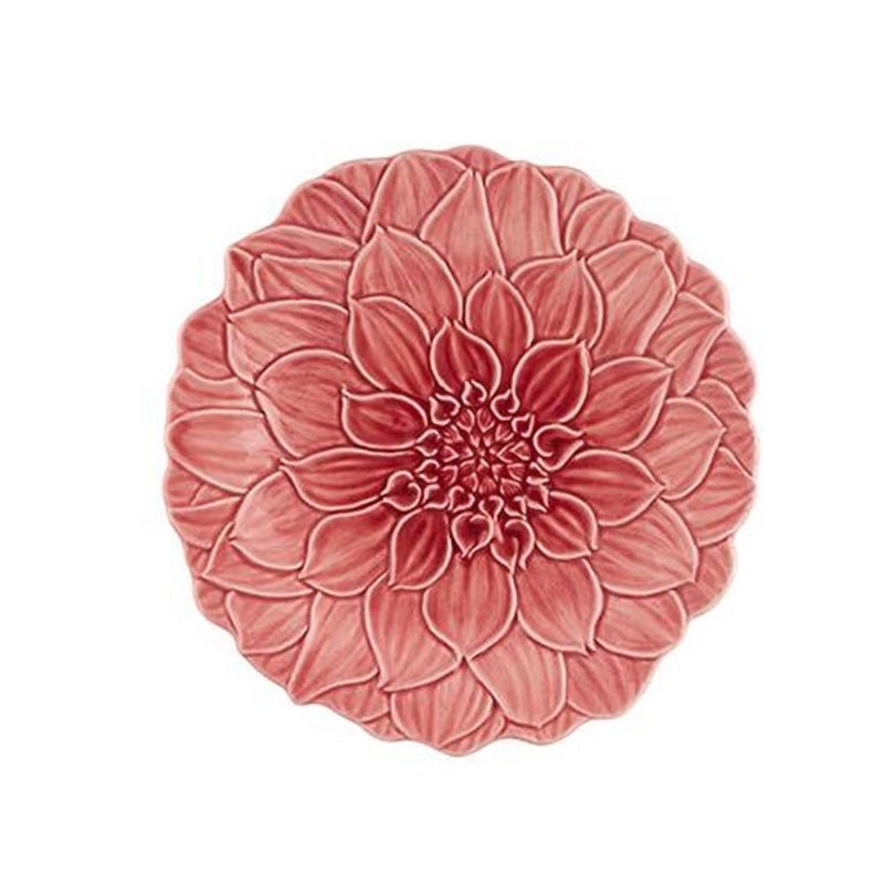 Bordallo Pinheiro Bordallo Pinheiro Maria Flor Dahlia DessertSalad Plates Set of 4 