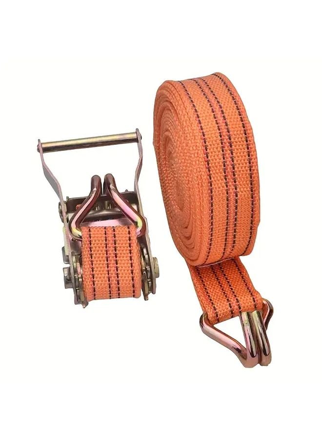 أشرطة راتشيت متينة بطول 6 أمتار مع خطاطيف معدنية قابلة للتعديل قابلة لإعادة الاستخدام مضادة للانزلاق - Image 5