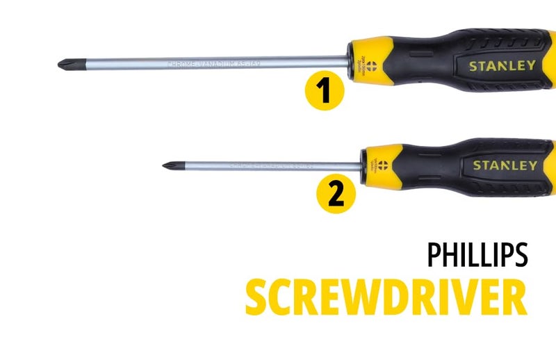 Stanley STANLEY STHT65242 6-Piece Cushion Grip Screwdriver Set for Home, DIY, Professional & Industrial Use Ideal for Carpentry, Construction, Mechanical, Electrical & Plumbing Tasks, YELLOW & BLACK  - Image 3