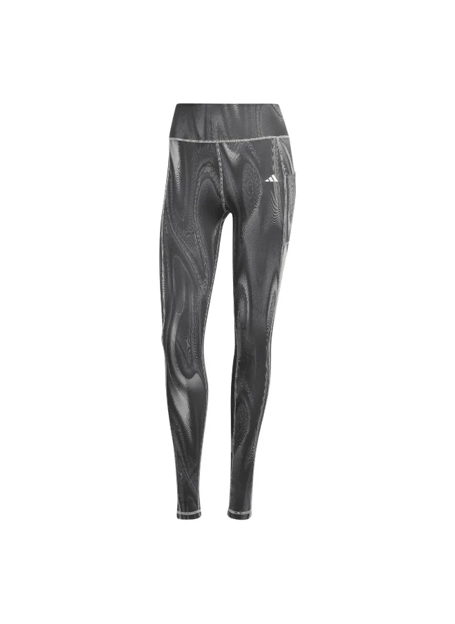 Adidas adidas Opt St Print Grey Training Tights 2XSS