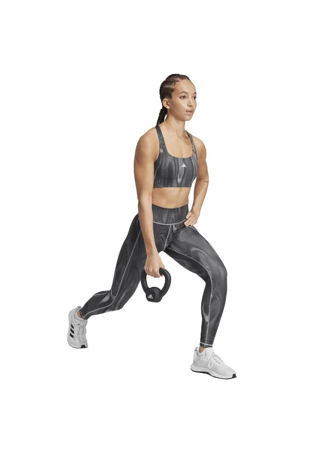 Adidas Opt St Print Grey Training Tights 2XSS