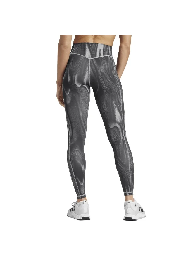 Adidas Opt St Print Grey Training Tights 2XSS