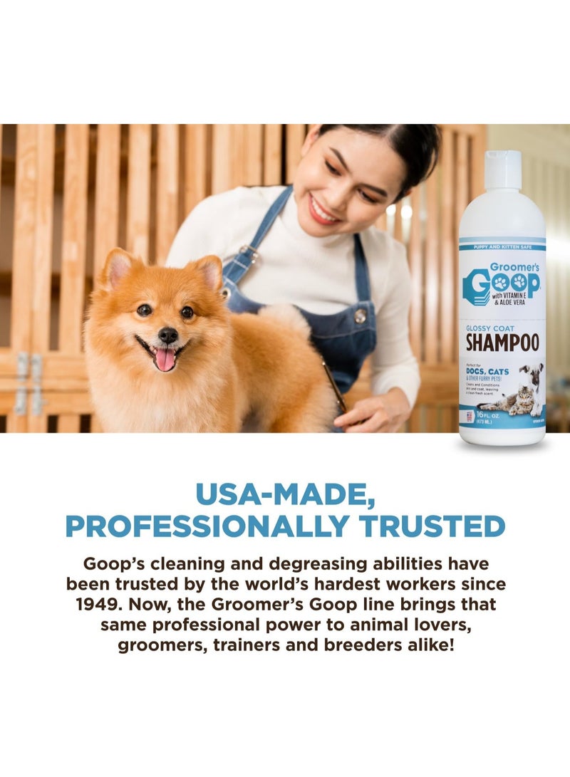 Goop Groomer's Goop, Glossy Coat Shampoo for Cat and Dogs - 118ml - Image 2