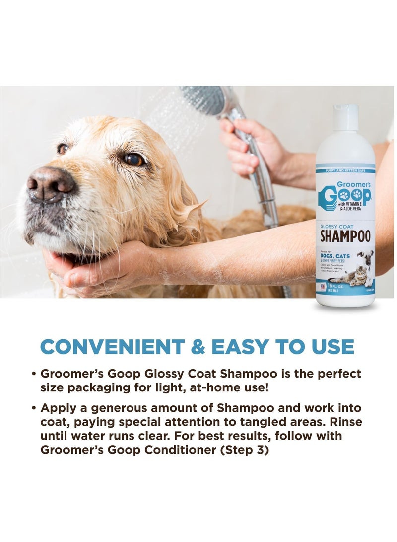 Goop Groomer's Goop, Glossy Coat Shampoo for Cat and Dogs - 118ml - Image 3