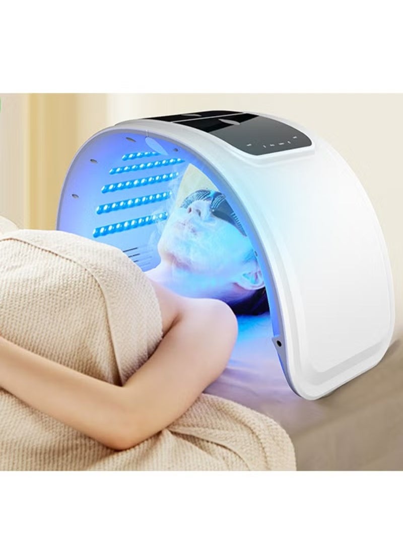XiuWoo - Red Light Therapy for Face Body 7 Color LED Therapy Light Photon LED Light Therapy Lamp with Spray, Professional LED Face Mask Light Therapy Mask Facial Beauty Machine SPA Skin Care Rejuvenation - Image 1