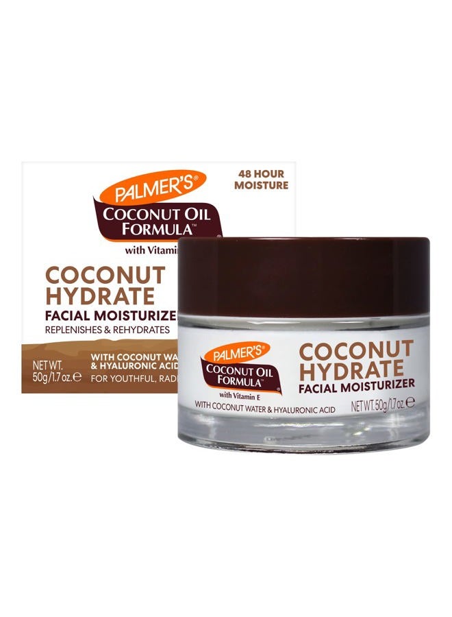 PALMER'S Coconut Oil Formula Coconut Water Face Moisturizer, 1.7 Ounce Jar  - Image 1
