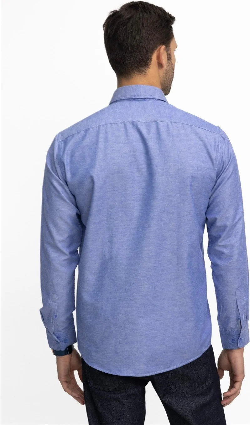 Tudors Classic Fit Relaxed Cut Poplin Oxford Men's Shirt10