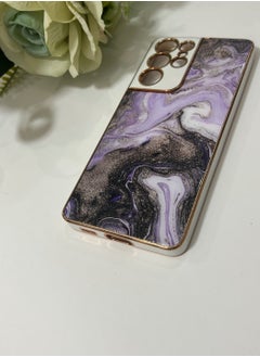 Marble of geometric shapes ( Light Purple)