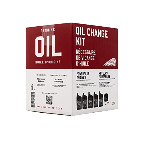 Indian Motorcycle Oil Change Kit for Specific Challenger and Pursuit Models With PowerPlus Engines, Includes 5 Quarts 15W-60 Full Synthetic Motor Oil, 1 Oil Filter, 1 Washer, 1 O-Ring - 2884171 - Image 2