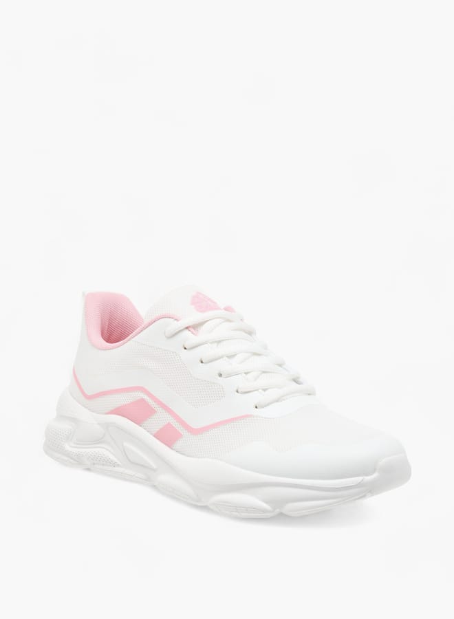 Oaklan by Shoexpress Women Textured Lace-Up Sports Shoes with Pull Tabs - Image 2