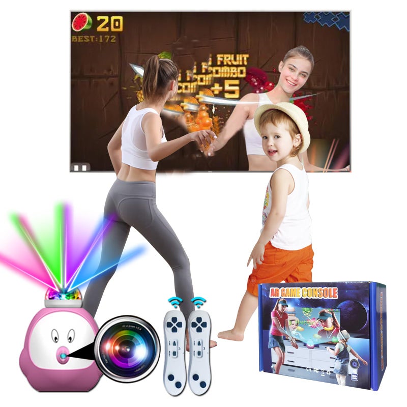 YRPRSODF TV Game Console with 100 Games 2 Wireless Controllers HDMI Plug  Play  Includes 30 Sportsgame  17 AR Games  Birthday Christmas Xmas Gifts for Girls Boys  Age 3 - Image 3