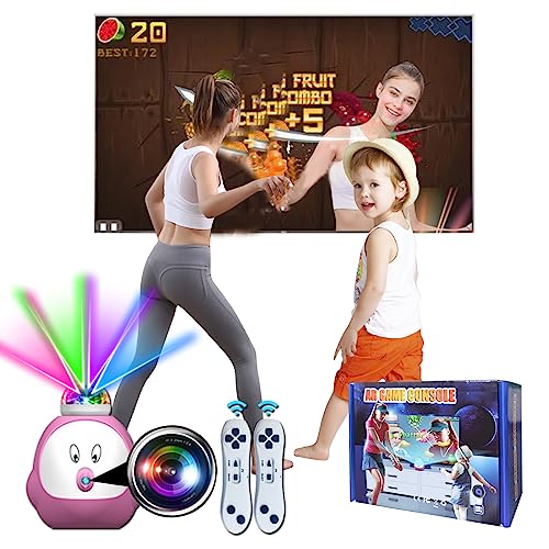 YRPRSODF TV Game Console with 100 Games 2 Wireless Controllers HDMI Plug  Play  Includes 30 Sportsgame  17 AR Games  Birthday Christmas Xmas Gifts for Girls Boys  Age 3 - Image 1