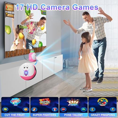 YRPRSODF TV Game Console with 100 Games 2 Wireless Controllers HDMI Plug  Play  Includes 30 Sportsgame  17 AR Games  Birthday Christmas Xmas Gifts for Girls Boys  Age 3 - Image 5