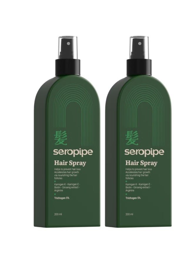 Seropipe Hair Growth Accelerator Spray 200ml 1+1