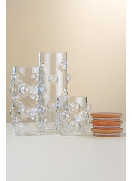 Glore 3-Piece Glass Bubble Spice Jar Set 8X10-18-22CM  - Image 2