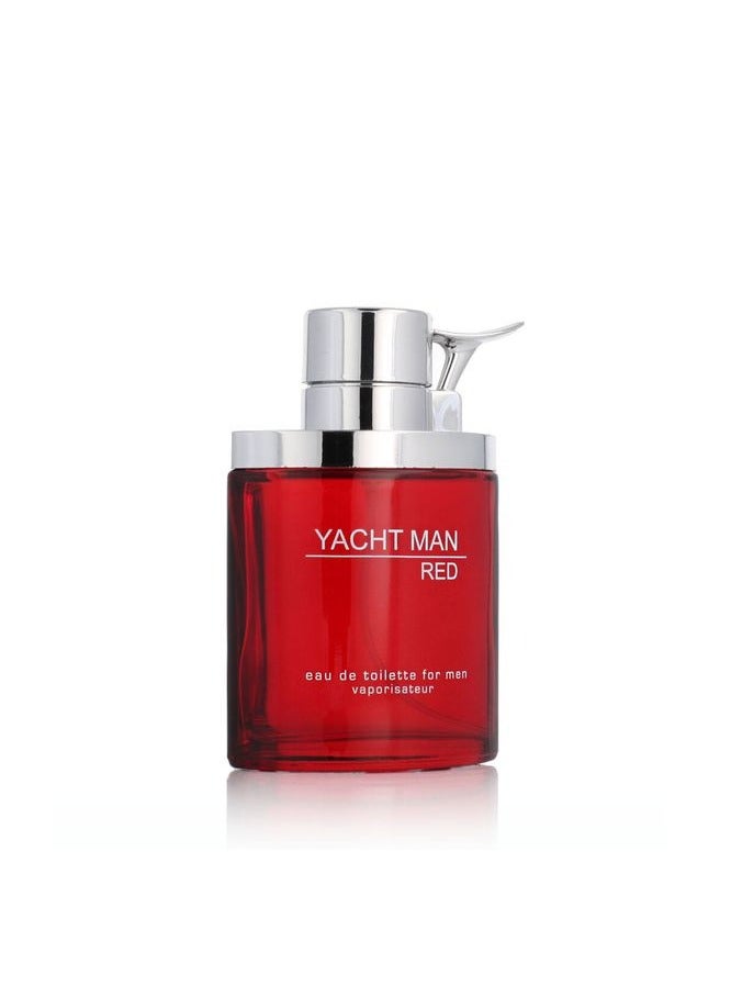 يخت مان عطر تواليت ياكت مان أحمر 100ملليلتر - Image 2