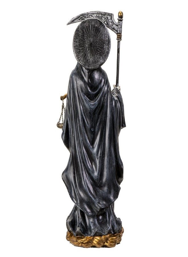 Pacific Giftware Pacific Trading Santa Muerte Black Gown Figurine Death 10 Inch - Image 2