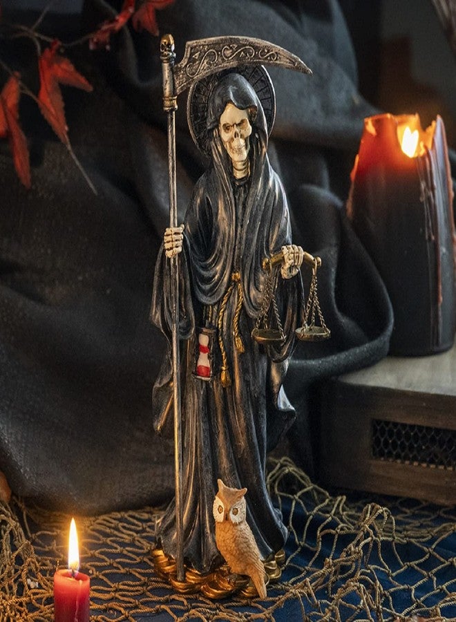 Pacific Giftware Pacific Trading Santa Muerte Black Gown Figurine Death 10 Inch - Image 5
