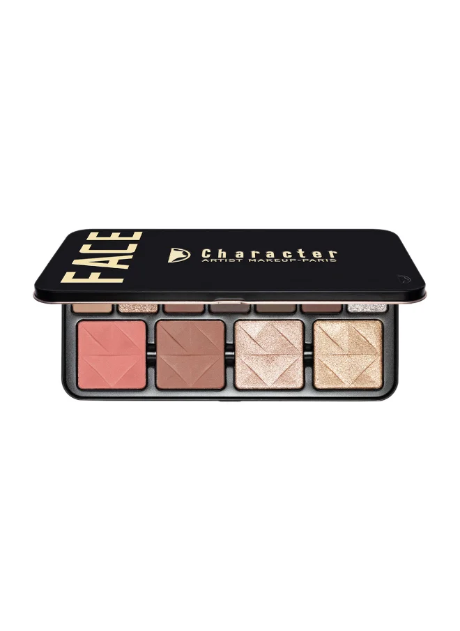 Character Pro Blush/Highlighter & Eyeshadow Palette Multicolour