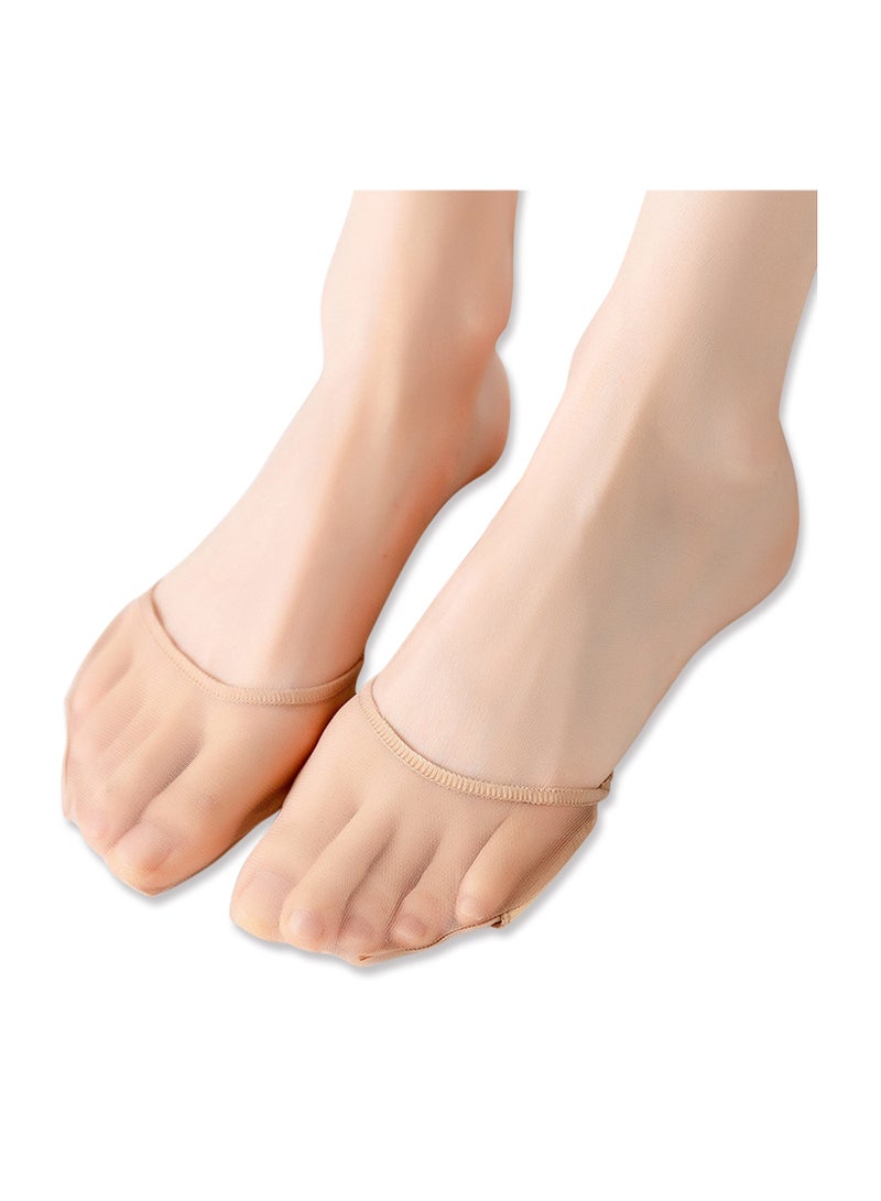 Invisible half foot socks summer thin front foot sweat absorbent socks non-slip breathable socks 10 pairs - Image 5
