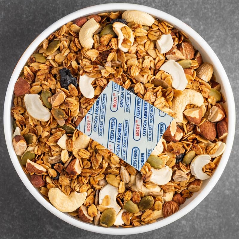 Elysian ماص الأكسجين لتمديد فترة صلاحية الطعام | الحفاظ على نضارة الطعام لفترة طويلة 100cc (30 حزمة) - Image 3