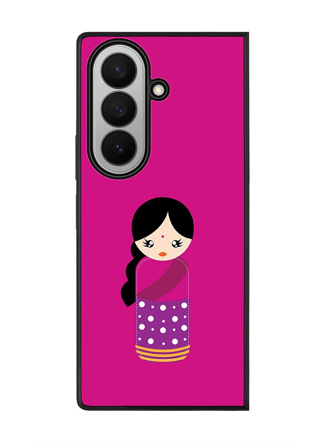 Stylizedd For Samsung Galaxy Z Fold7 Case,Slim fit Camera Protection, Shockproof Thin Phone cover  - Indian Doll