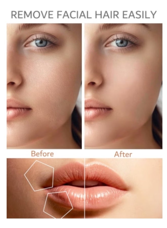 Portable electric hair removal device for face, lips, underarms, limbs, and the entire body – painless hair removal. - Image 4